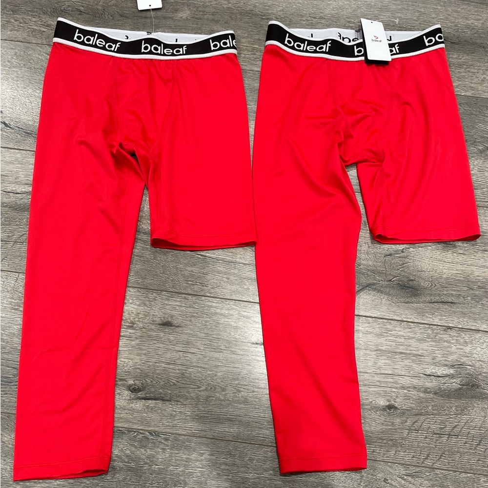 BALEAF 3/4 Youth Boys Compression Leggings